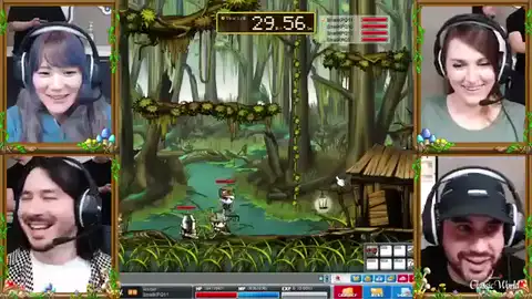 MapleStory Classic World in-world cinematic before joining Discord