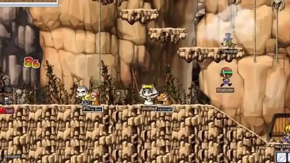 Classic World melee after joining a Victoria party