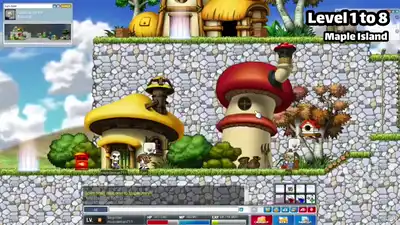 Maple Island 1–10 quests before the Southperry boat